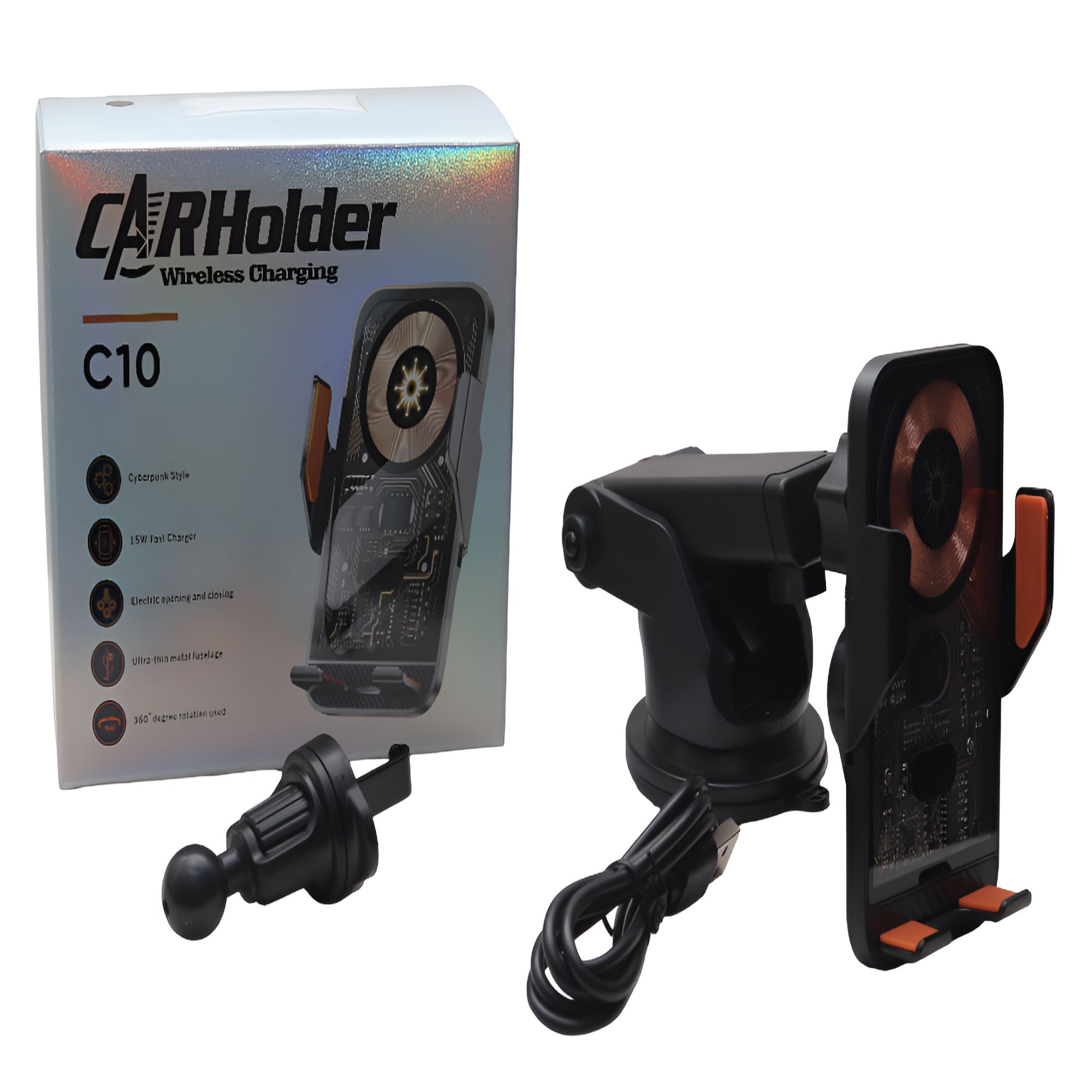 Car Wireless Phone Holder Charger